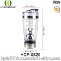 Botella eléctrica de la coctelera de la proteína plástica libre de 2016 BPA, botella de agua eléctrica modificada para requisitos particulares de la coctelera de la proteína (HDP-0825)